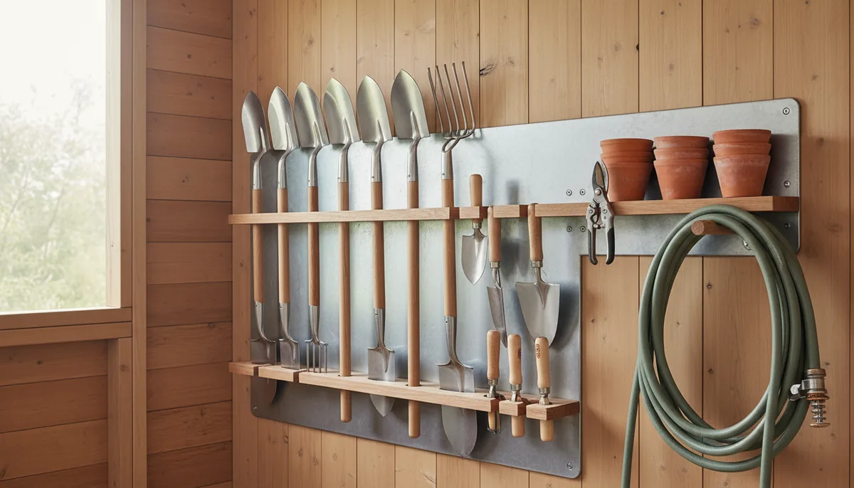 Rangement outils de jardinage : solutions efficaces et économiques